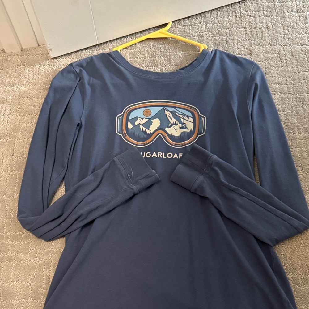 Life Is Good Blue Long Sleeve Tee